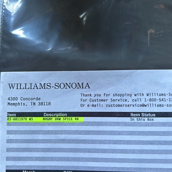 Williams Sonoma Mahogany Spice Rack drawer Organizer - Picture 4 of 7